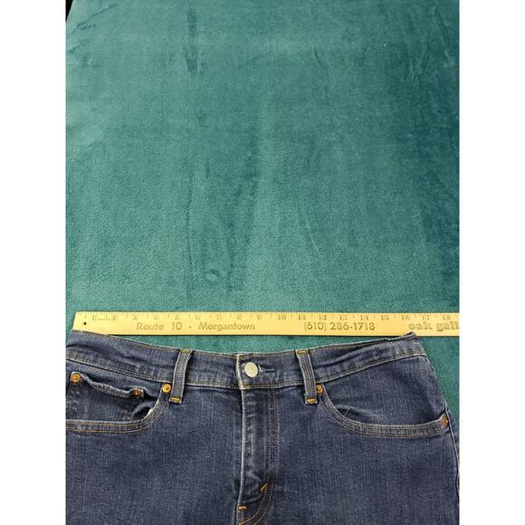 Levis 415 Jeans Size 30 Womens Blue Ladies Denim Stretch Pants Relaxed Bootcut - Picture 10 of 14